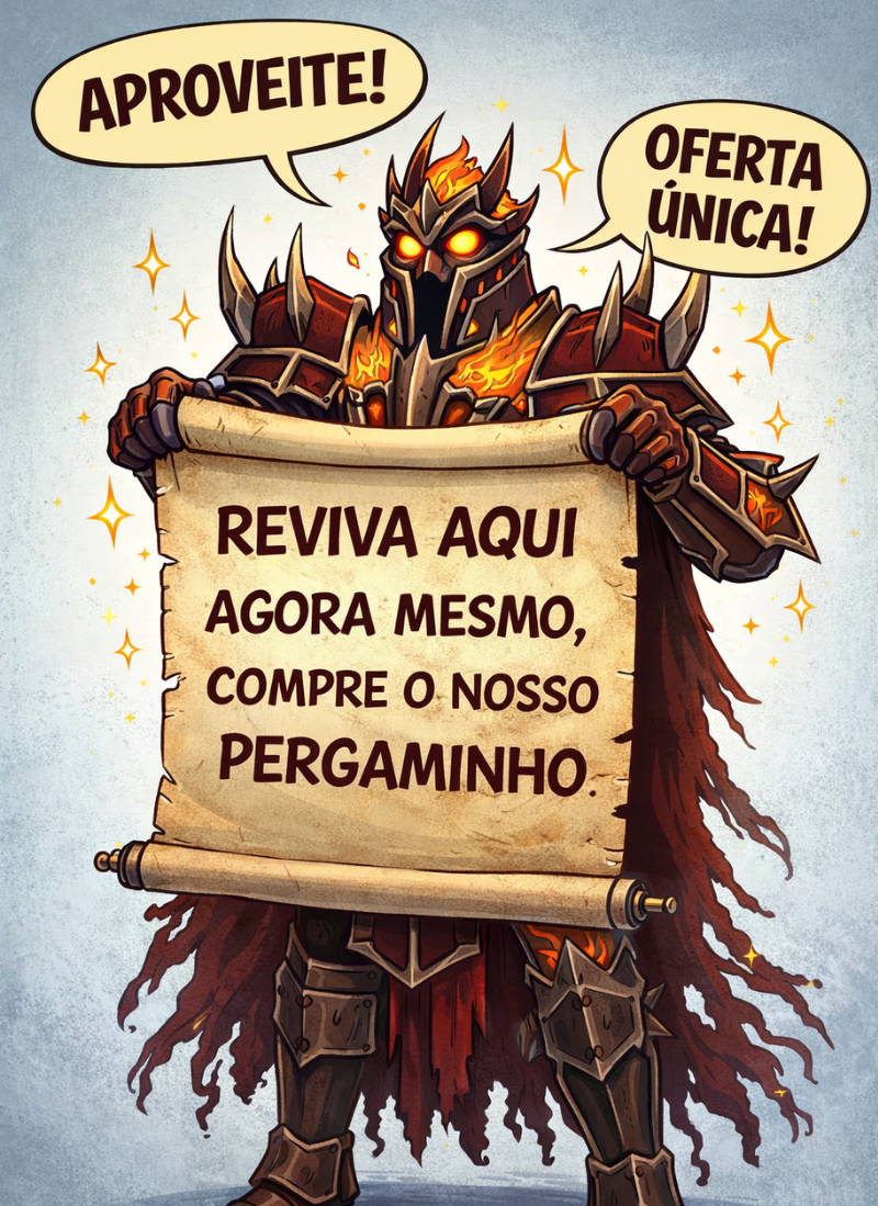 Novo pergaminho de Reviver